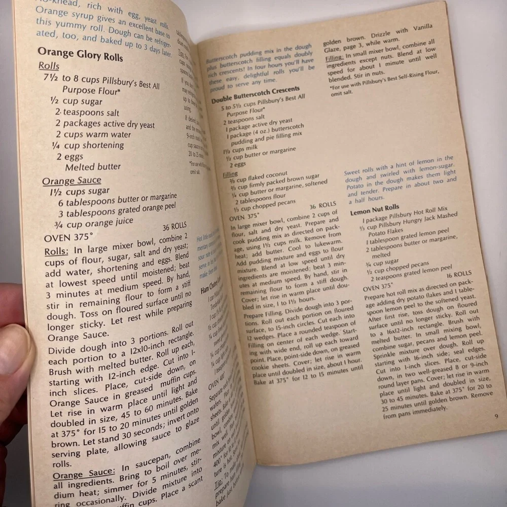 Pillsbury vintage cookbook